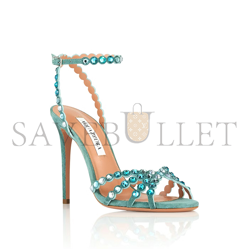 AQUAZZURA TEQUILA SANDAL 105 TQLHIGS0-SUE-LGE